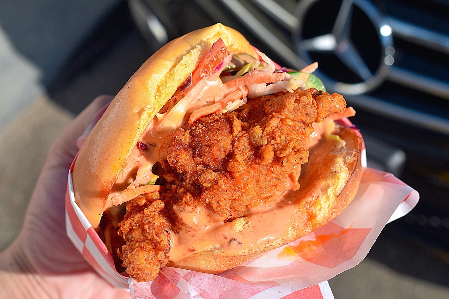 Original WILDTAYS chicken sandwich.